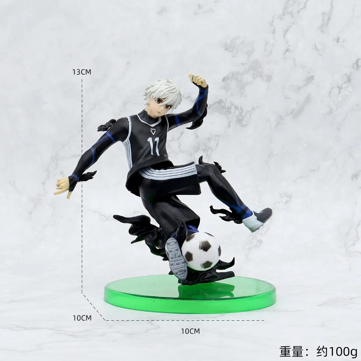 BLUE LOCK Isagi Yoichi Statue Playing Soccer