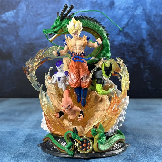 Statue of Dragonball Z characters