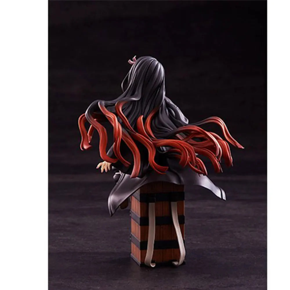 Demon Slayer Nezuko Kamado Figure Sitting On a Box