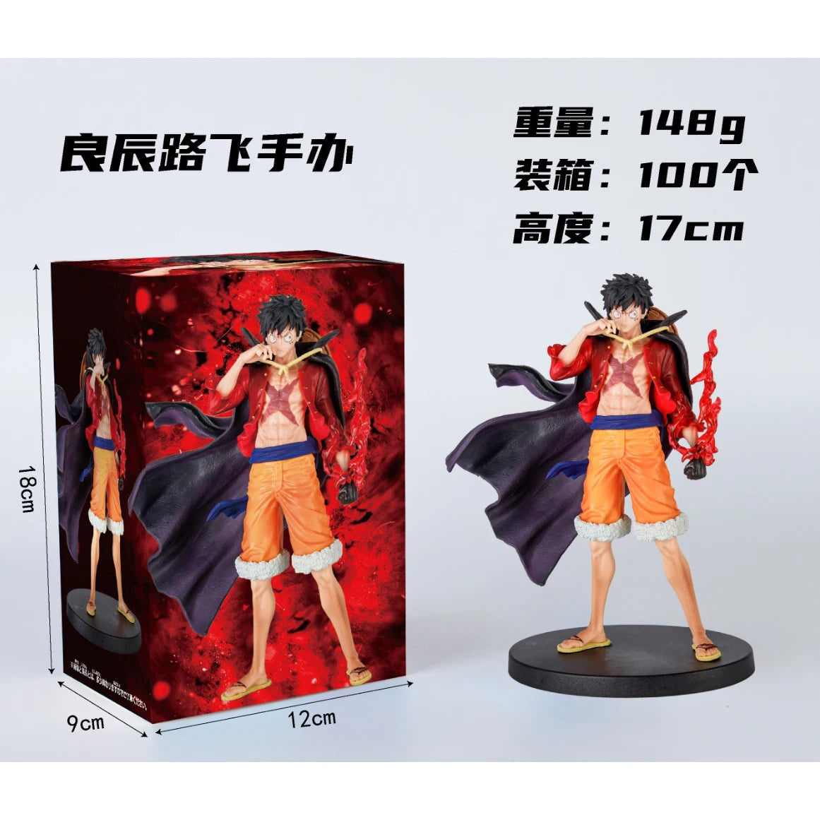 One Piece Luffy with exchangeable head and arm