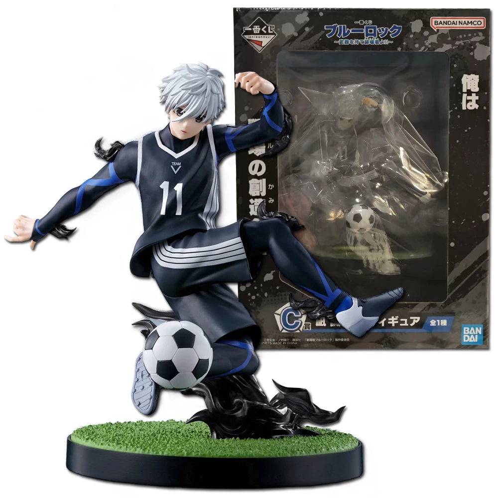 BLUE LOCK Isagi Yoichi Statue Playing Soccer