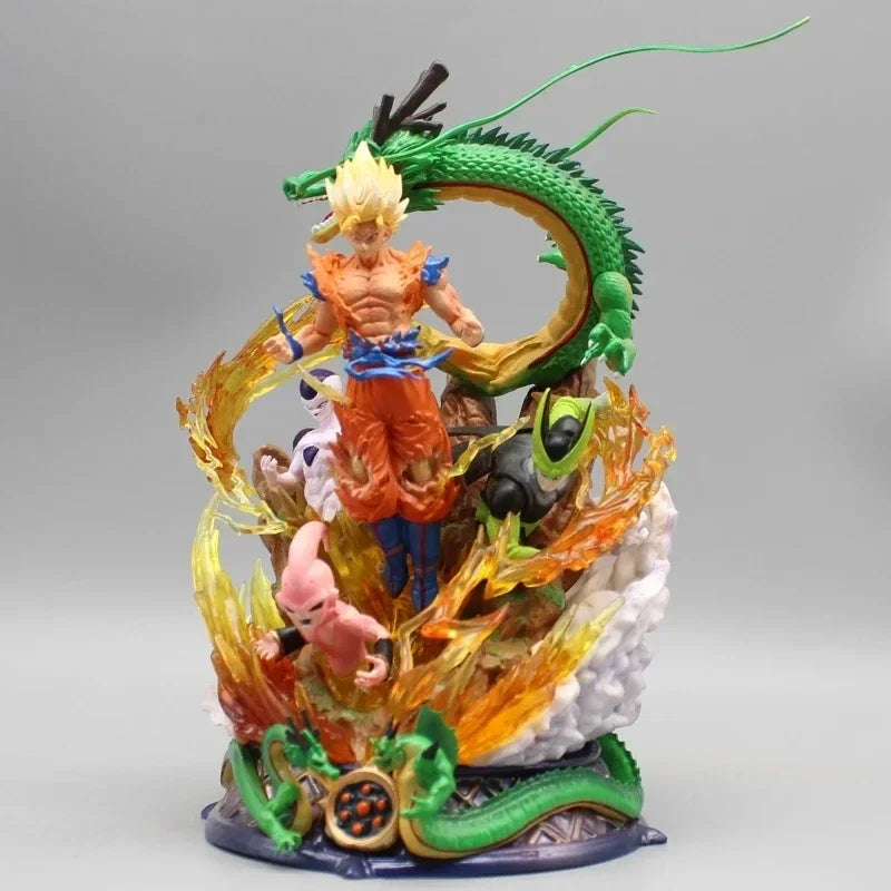 Statue of Dragonball Z characters